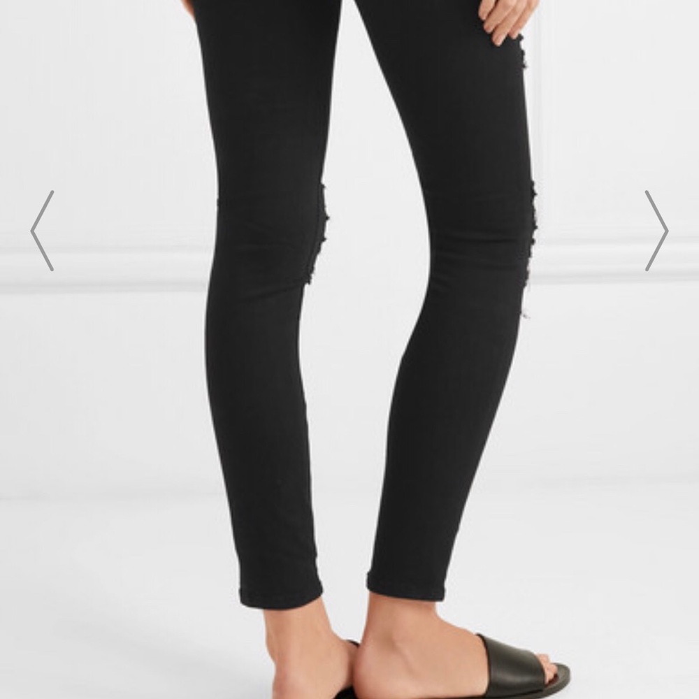 FRAME Le Skinny de Jeanne distressed mid-rise, EUC - Picture 5 of 8